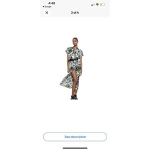 ZARA PRINTED DRESS MULTICOLORED SIZE XS| Missing Belt